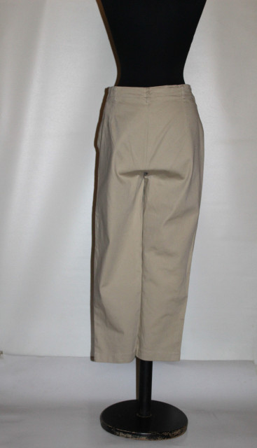Pantaloni capri bej anii 80-90 - Main Image