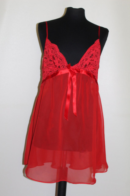 Babydoll roșu repro anii 60