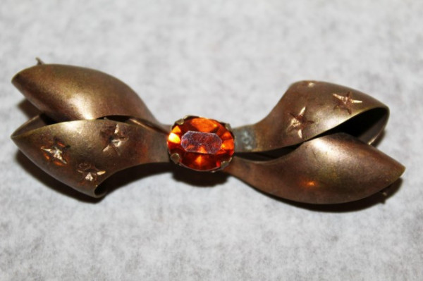 Brosa antique fundita si stelute perioada edwardiana cca. 1910