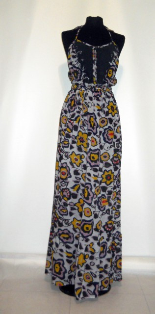 Rochie maxi batist repro anii '70
