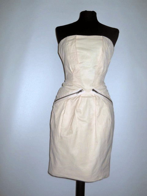 Rochie de ocazie nude "Selected Femme" repro anii '60