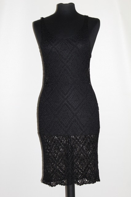 Rochie / overdress negru anii '90