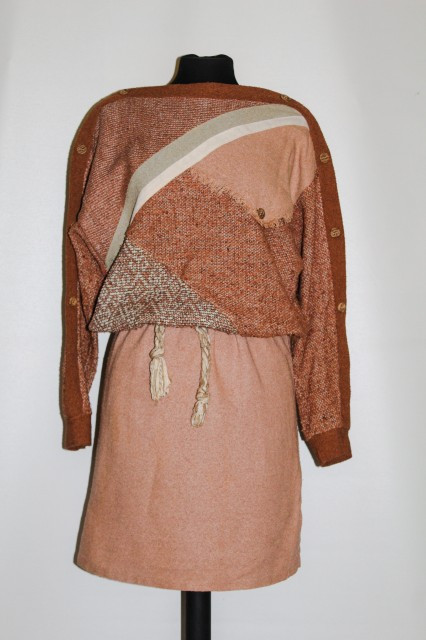 Rochie retro patchwork anii '80