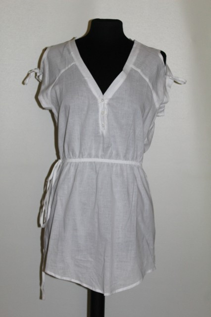 Bluza din panza alba repro anii '70