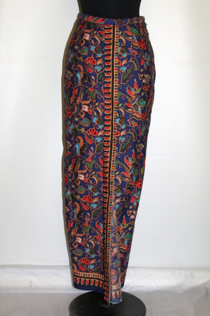 Fustă hippie print floral punctiform anii 70