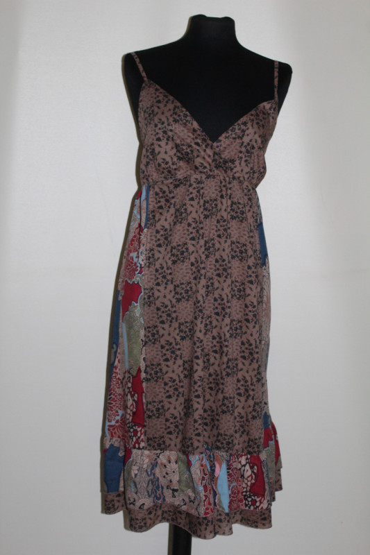 Rochie jungle print repro anii 70