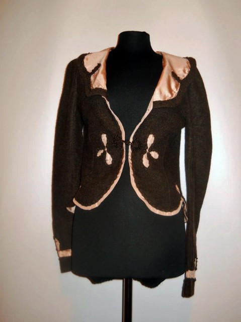 Cardigan retro decupaje anii '90