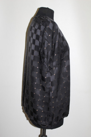 Bluza carouri și lame – vintage anii ’60 - Img 2