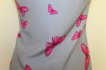 Bluza cu fluturi – retro anii ’90 - Img 4