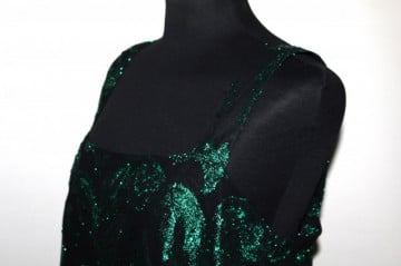 Bluza de ocazie Fink Modell bicolor verde‑negru – retro anii ’80 - Img 4