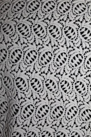 Bluză din dantelă guipure – anii ’50, poplin de bumbac - Img 4