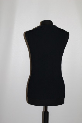 Bluza din tricot negru repro anii '60