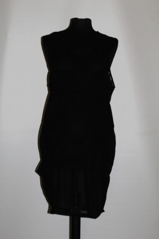 Bluza din voal negru – vintage minimalist