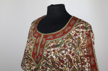 Bluza paisley peplum – vibrație boemă retro 70’s - Img 5