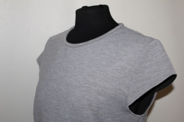 Bluza peplum gri – croială elegantă - Img 4