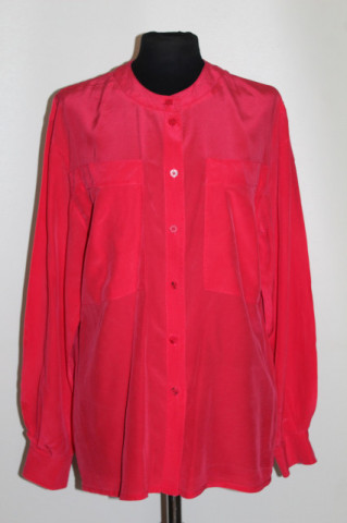 Cămașă Betty Barclay fucsia din mătase naturală – clasică anii ’80