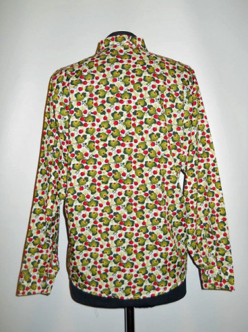 Camasa vintage print vegetal anii '70