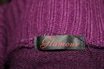 Cardigan violet repro anii '70