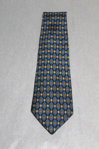 Cravata print gargarite "A. Mouley 1919" anii '70