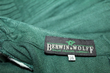 Dirndl din in verde inchis "Berwin&Wolff" anii '80