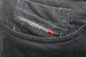 Fustă denim negru Diesel – volane cu aer retro casual  - Img 8