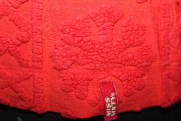 Helancă corai Miss Sixty anii ’90 – tricot geometric, guler turtleneck - Img 5