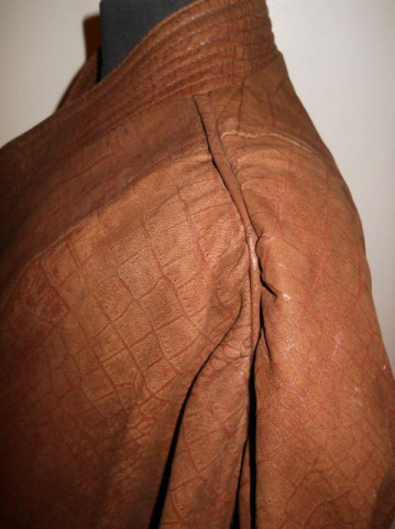 Jacheta retro din piele "Penny Howson" anii '80