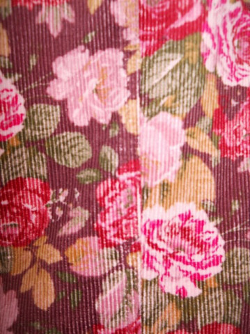 Jacheta retro print floral roz anii '90