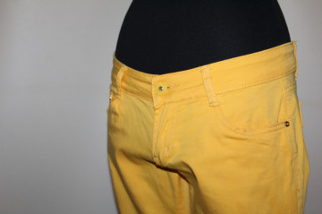 Jeans galben intens – retro repro anii ’90 - Img 7