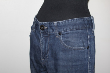 Jeans Guess – denim albastru închis, skinny talie medie-înaltă - Img 4