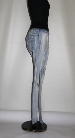 Jeggings denim bleu vintage – stil casual și confortabil - Img 3