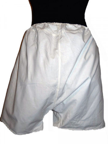Pantalonasi cu broderie bleu perioada edwardiana cca. 1900