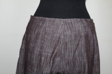 Pantaloni maro palazzo anii 90