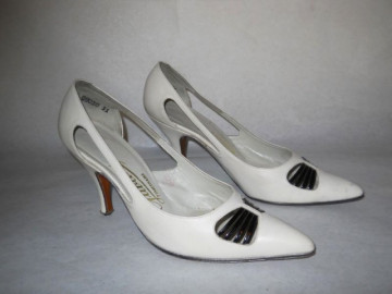 Pantofi vintage bicolori anii '50 - '60