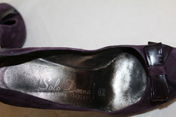 Pantofi violet fundita repro anii '80