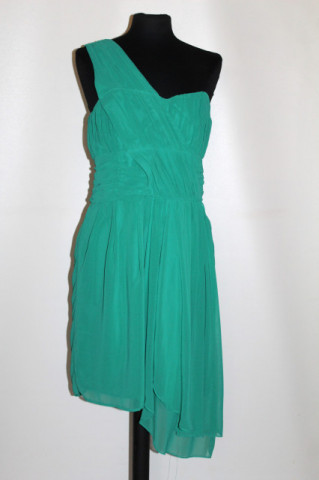 Rochie de ocazie verde smarald – retro repro anii ’80