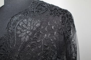 Rochie de seară cu bust din dantelă – repro anii ’70 - Img 6