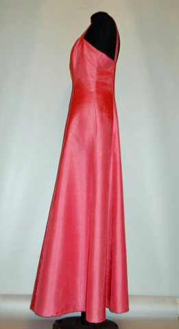 Rochie de seara vintage roz "Vera Mont" anii '70