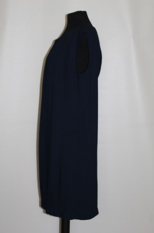 Rochie din crepe bleumarin repro anii '60