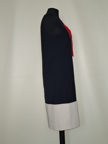 Rochie fundă roșie repro anii 60 - Img 2