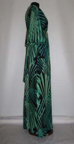 Rochie maxi jungle print anii '70