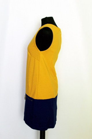Rochie mini bicolora repro anii '60