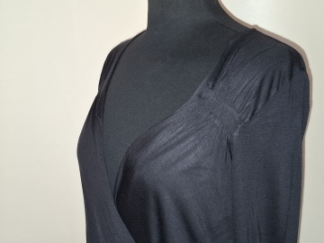 Rochie neagră talie joasă Max&Co repro minimalistă - Img 5