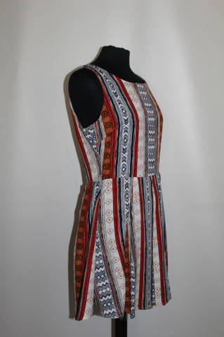 Rochie print etnic repro anii 60 - Img 5