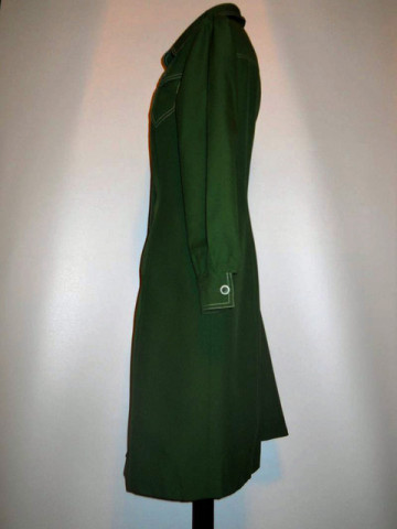 Rochie verde "Neiman Marcus" anii '70