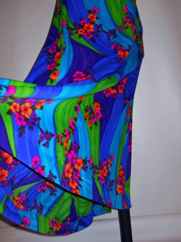 Rochie vintage hawaiana "Diamond Head" anii '60