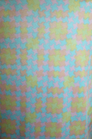 Rochie vintage print grafic pastel anii ‘60 - Img 5