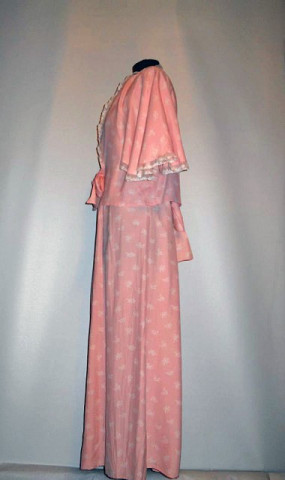Set vintage matase naturala roz anii '30