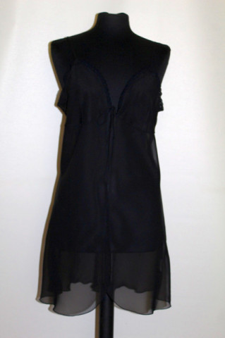 Babydoll negru repro anii 60