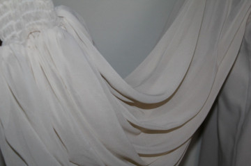 Bluza bej de ocazie repro anii ’70 – elegantă și fluidă - Img 3